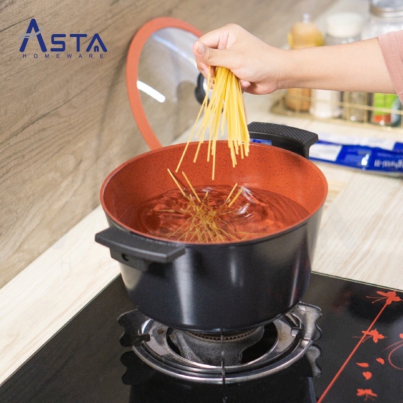 NEOFLAM Casserole Korea 24 cm Asta / Wajan Penggorengan / Anti Lengket / Premium / Soup Pan