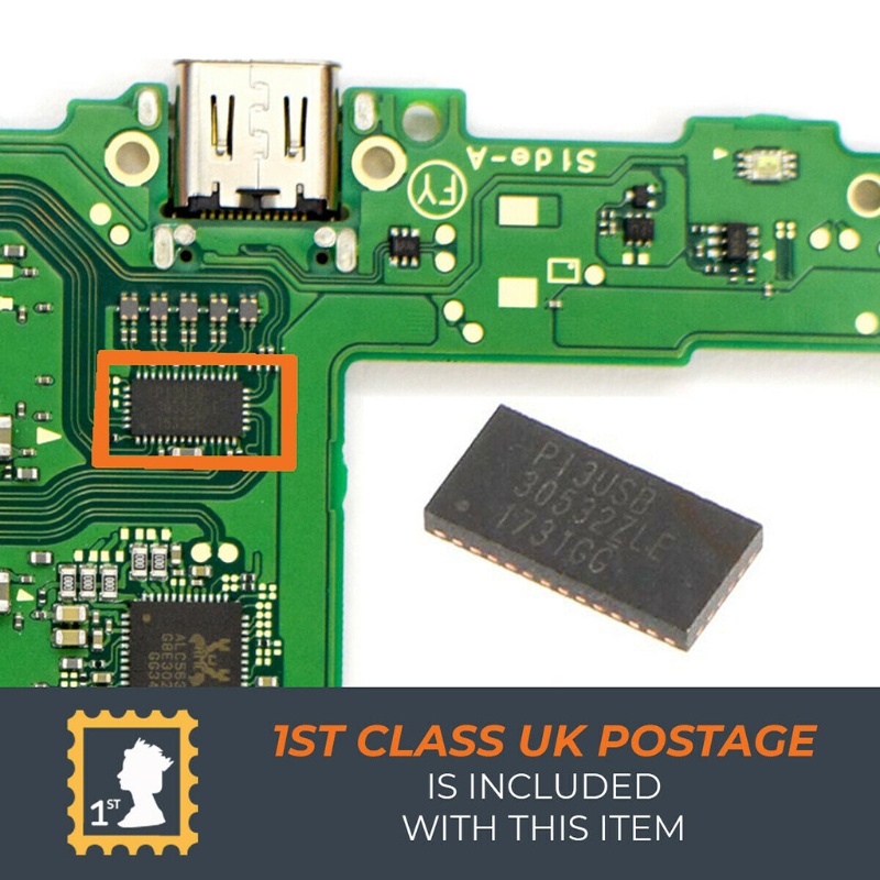 Btsg 2x Host Manajemen Pengisian Daya P13USB PI3USB Video IC Chip Bagian Perbaikan Untuk NS Switch Console