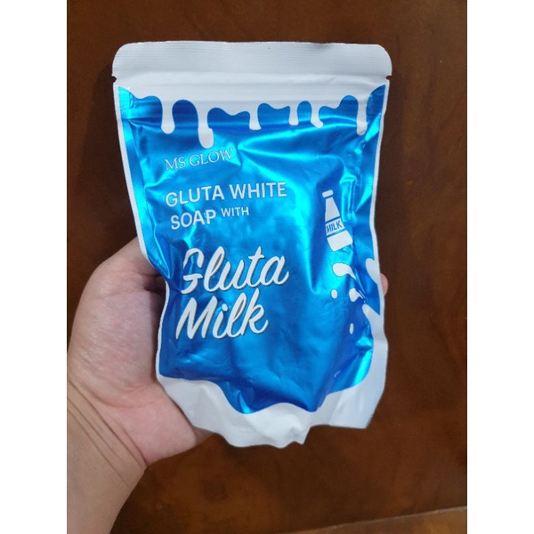 GLUTA WHITE SOAP SABUN BATANG PEMUTIH MS GLOW ORIGINAL