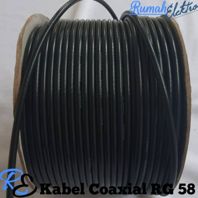 Kabel COAXIAL RG 58 Meteran