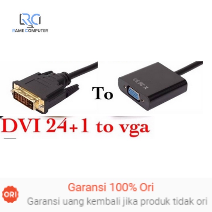 DVI-D 24+1 to VGA HDTV Converter Monitor Cable DVI TO VGA active /Dual Link Male To Vga Female