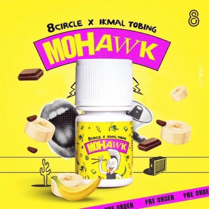 Mohawk Banana Chocolate 60ML By 8 Circle X Ikmal Tobing