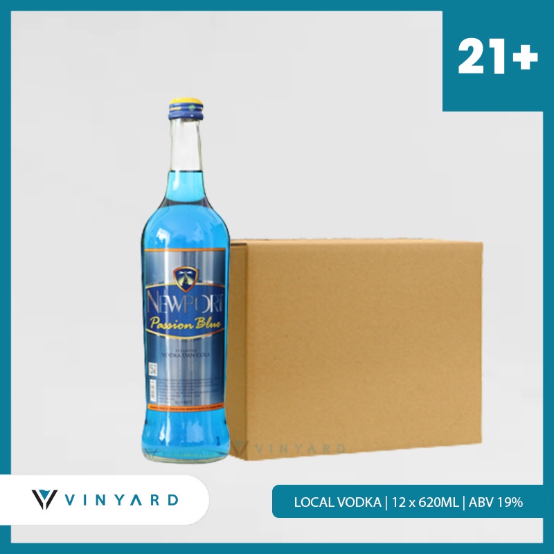 Newport Passion Blue 620 Ml Promo ( 12 Botol )