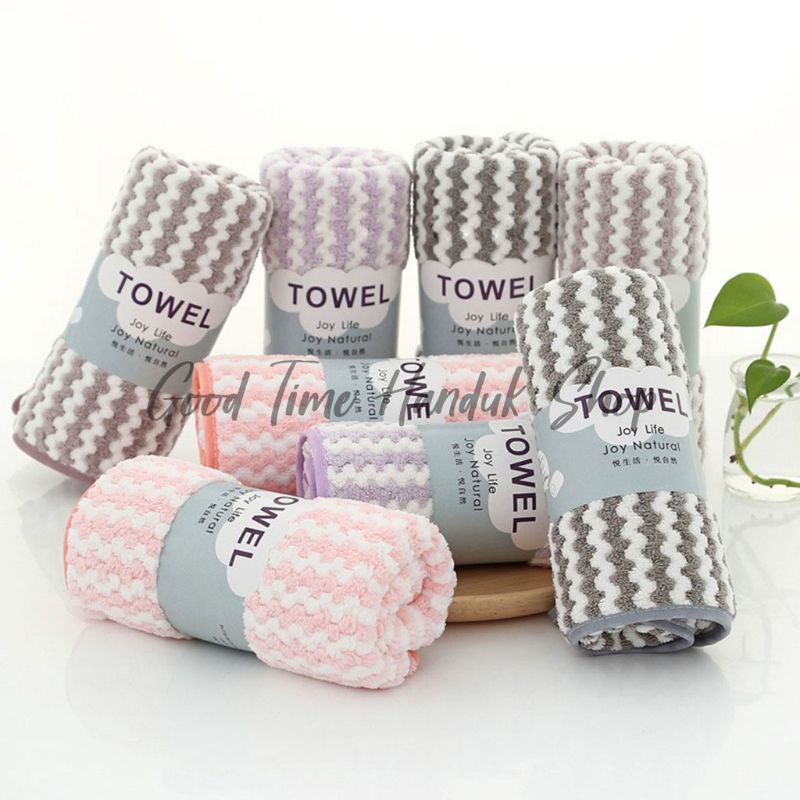 Handuk dewasa merek towel Joy life natural.