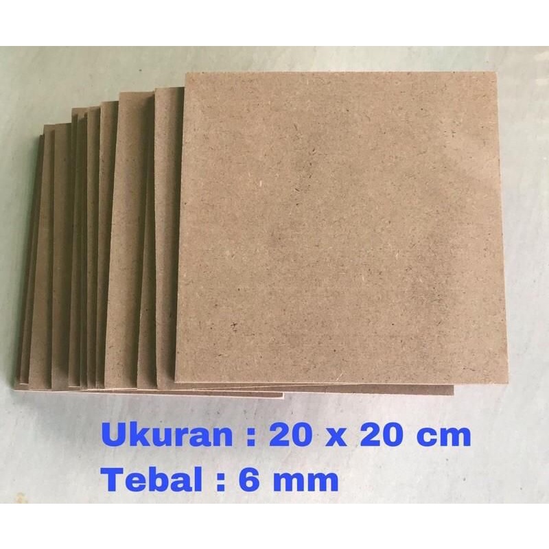 Jual papan mdf 6mm free pengait besi ukuran 20x20 | Shopee Indonesia