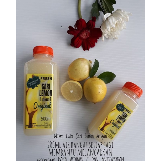 

SARI LEMON UMMI MINUMAN KESEHATAN 100% LEMON ASLI 500ml dan 250ml COD
