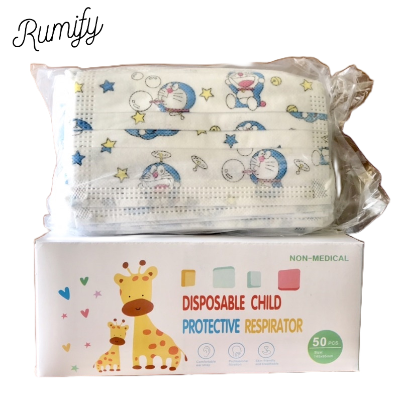 MASKER ANAK 3 PLY EARLOOP ISI ± 50 PCS KN95 KF94 MOTIF UNIK LUCU MURAH BANJARMASIN KALIMANTAN | RUMIFY