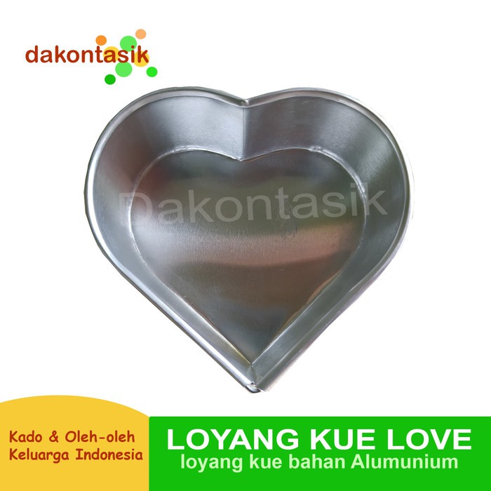 Loyang Kue Tart Bolu Cake Love Kecil
