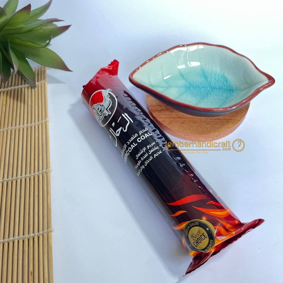 ARANG MAGIC BUKHUR/ DUPA / BRIKET ARANG / ARENG CHARCO DENGAN TEMPAT BAKAR