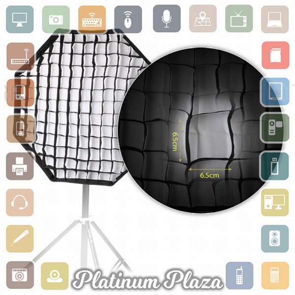 Octagonal Honeycomb Grid 80cm for Umbrella Softbox Reflector - BK-80 - Black`FMN64U-