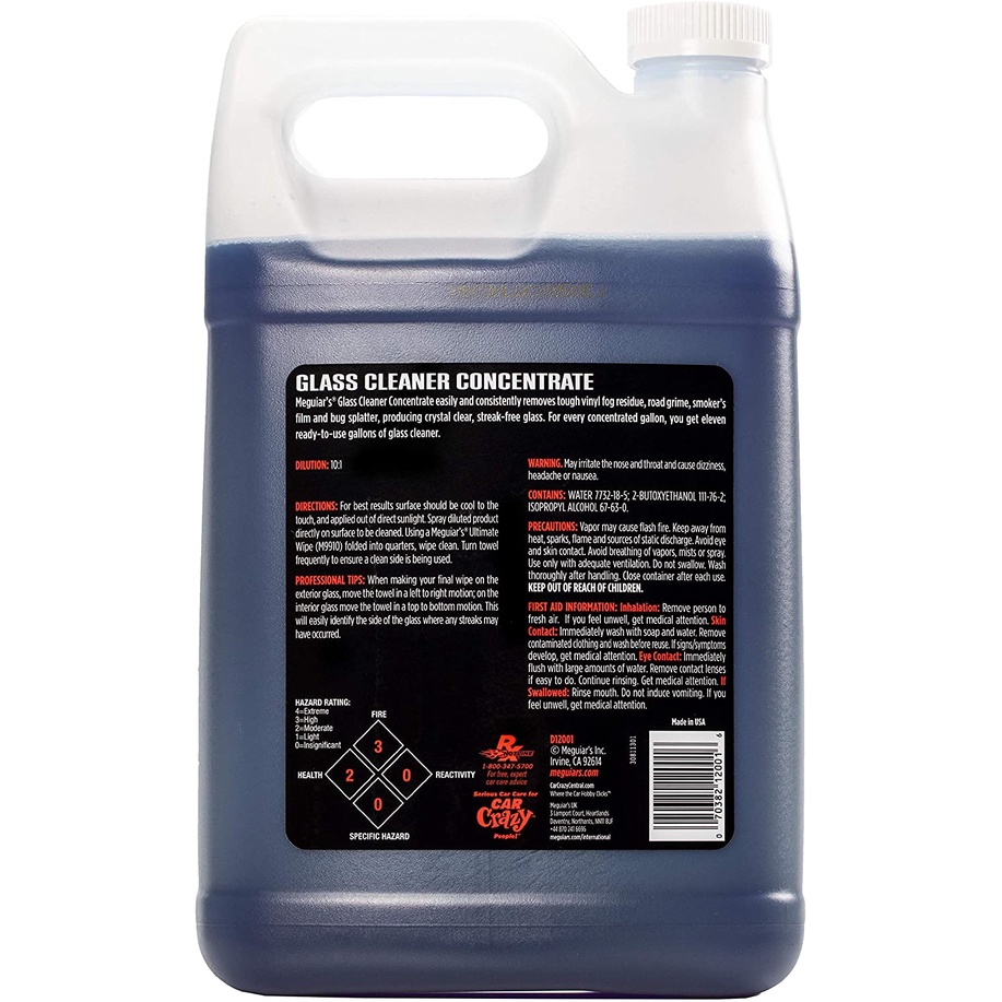 Meguiar's - Meguiars GLASS CLEANER CONCENTRATE D12001