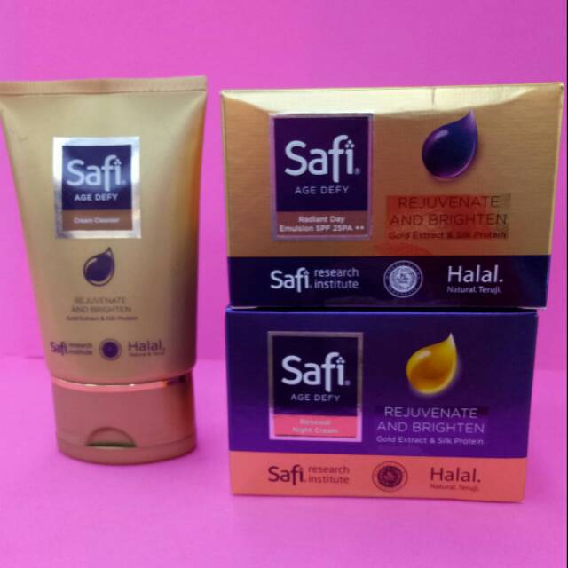 Safi Age Defy Paket 3in1 / Paket Safi Age Defy isi 3