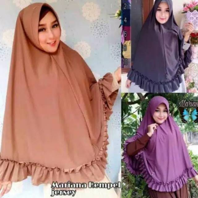 KHIMAR MARIANA REMPEL SYARI/ KHIMAR/ KHIMAR JUMBO/ JILBAB/ JILBAB JUMBO