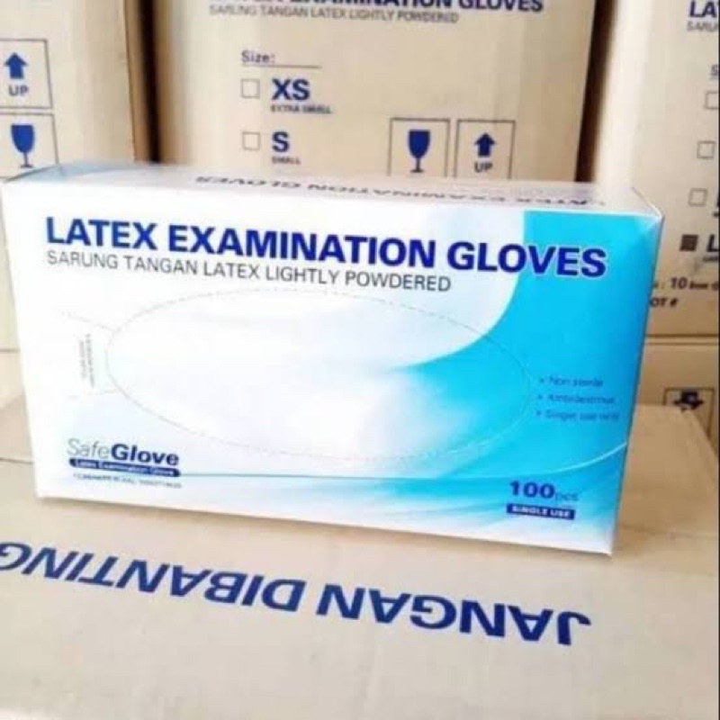 HANDSCOON LATEX PER KARTON ISI 10 BOX