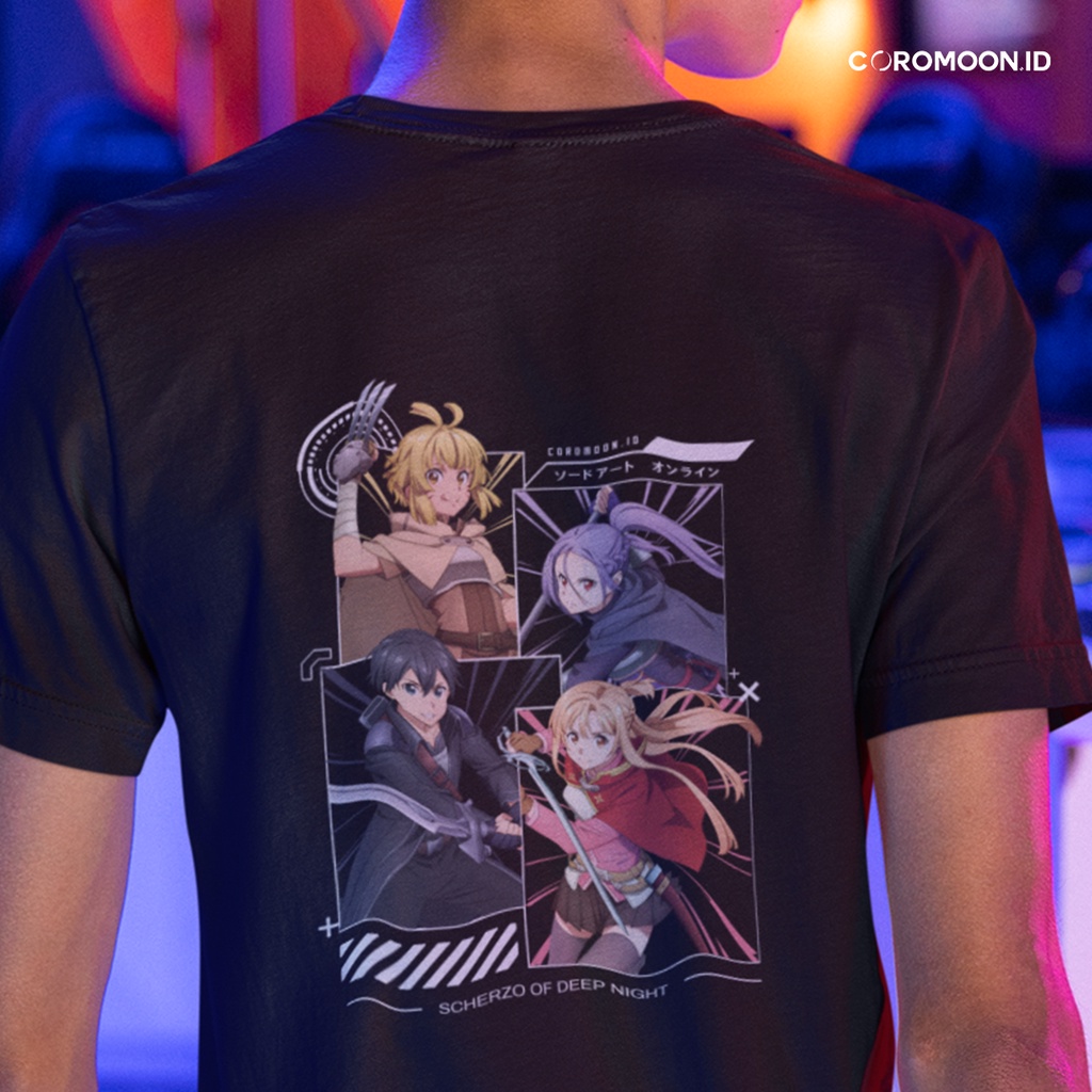 Exclusive Sword Art Online: Progressive Tee - Scherzo of Deep Night - Kaos Anime SAO