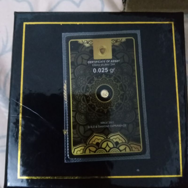 EMAS MURNI 24 K MINIGOLD  0,025 GRAM