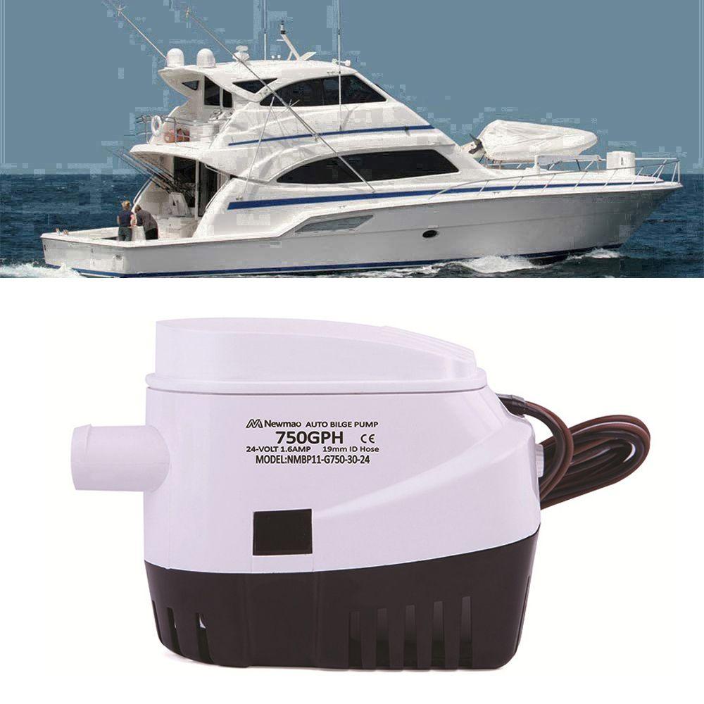 Pompa Bilge Laut PREVA 12/24V Caravan Kemping Motorhome High Flow Electric Yacht Boat Submersible