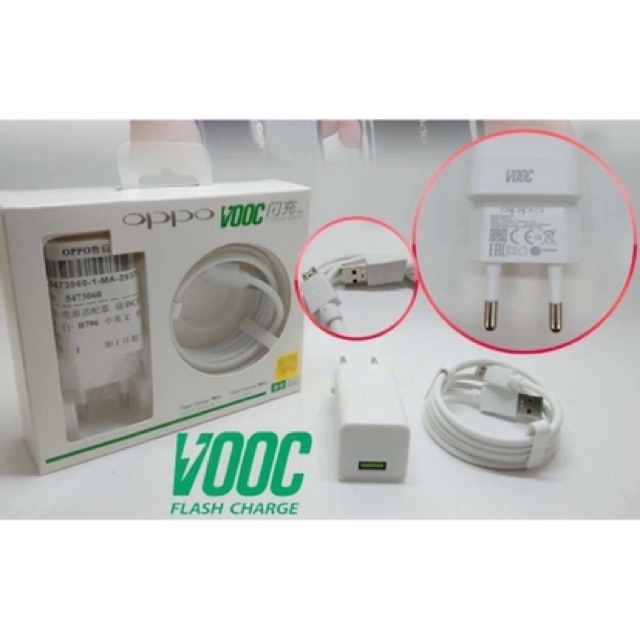 BOS - CHARGER OPPO R9 SUPPORT FAST CHARGING + KABEL MICRO USB/TYPE-C | TC CAS CASAN VOOC AK779 AK-779