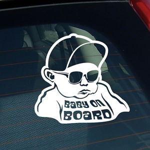 Sticker/Sticker BABY ON BOARD Kaca Belakang Mobil