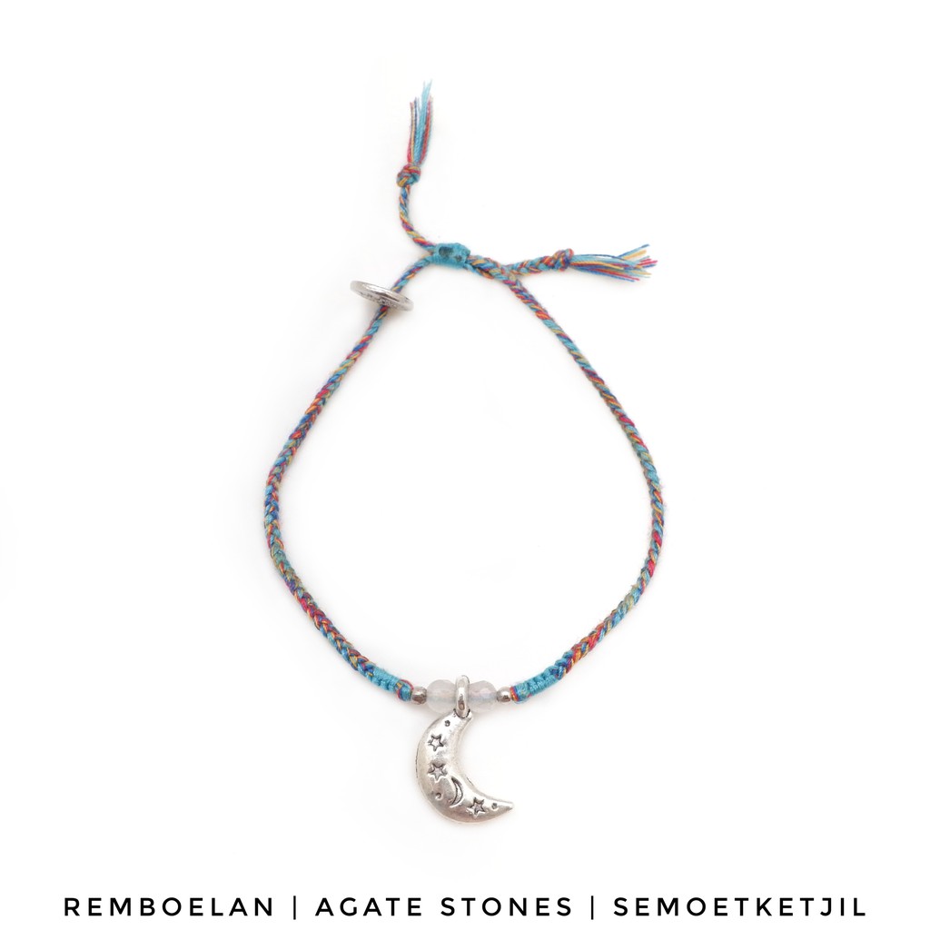 

Semoet Ketjil Gelang Bohemian Remboelan Agate