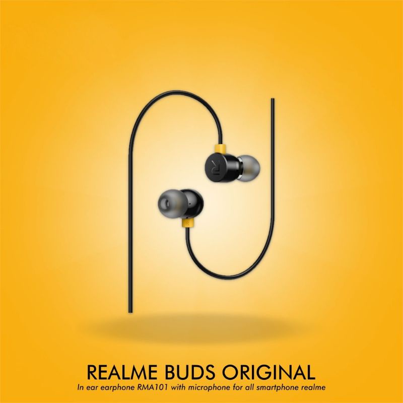 HEADSET EARPHONE REALME BUDS RMA101 HANDSFREE