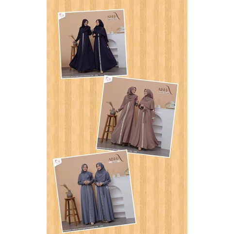 AISHA DRESS ONLY BY SALVINA | Dress | Pakaian Wanita | Baju Muslimah | Gamis