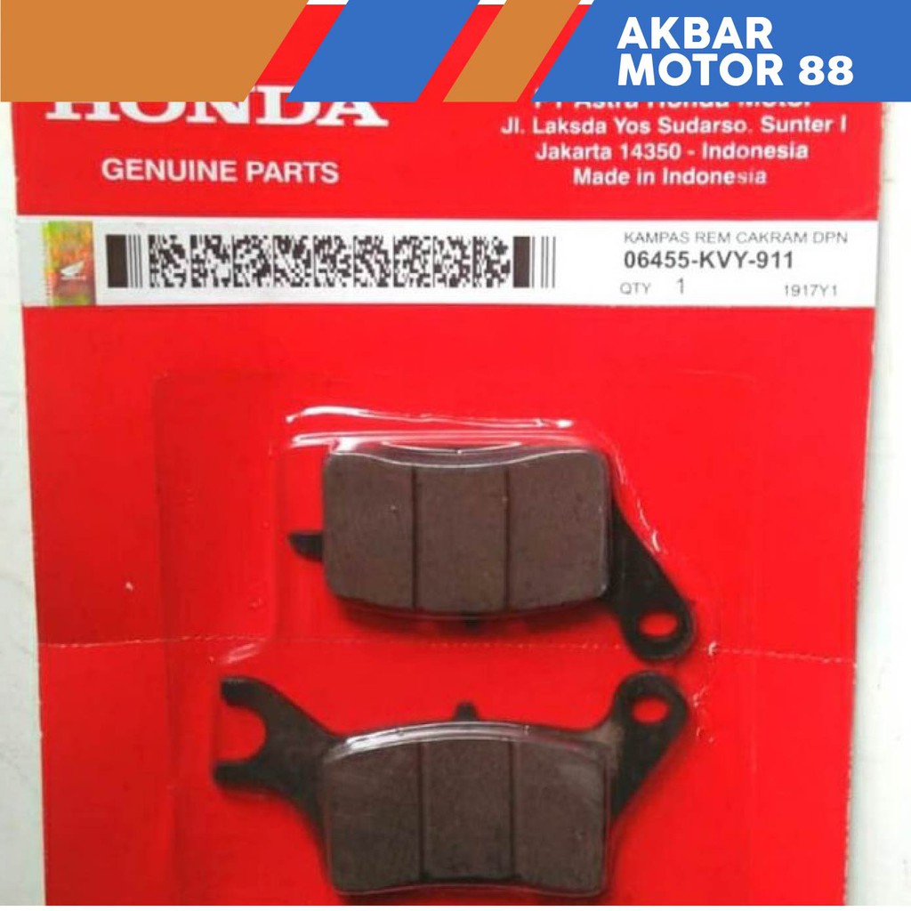 KAMPAS REM DEPAN HONDA BEAT KARBU BARANG ORI