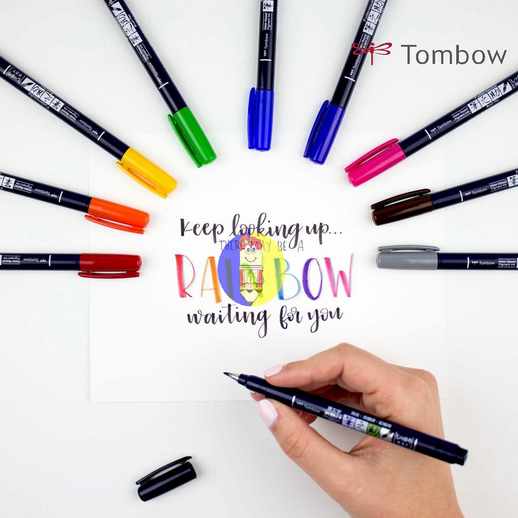 

FUDENOSUKE BRUSH PEN HARD TIP WS-BH10C Color Set