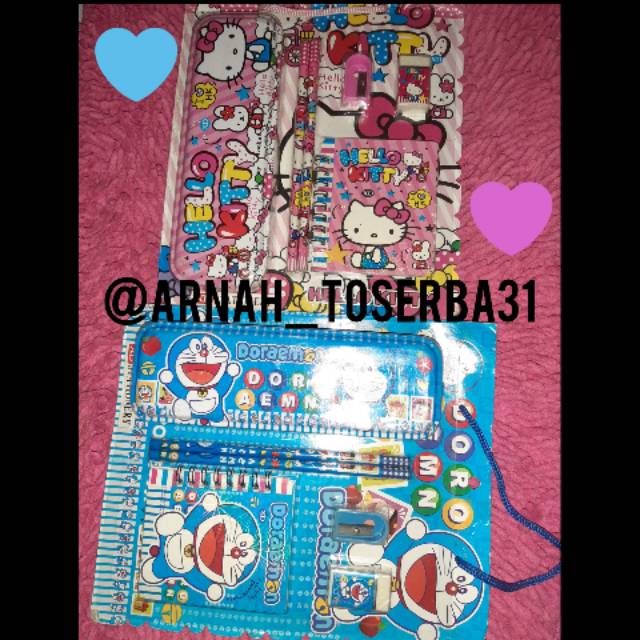 

Paket Alat Tulis / Pensil / Penghapus / Notes / Stationery Set Disney / Souvenir Ultah