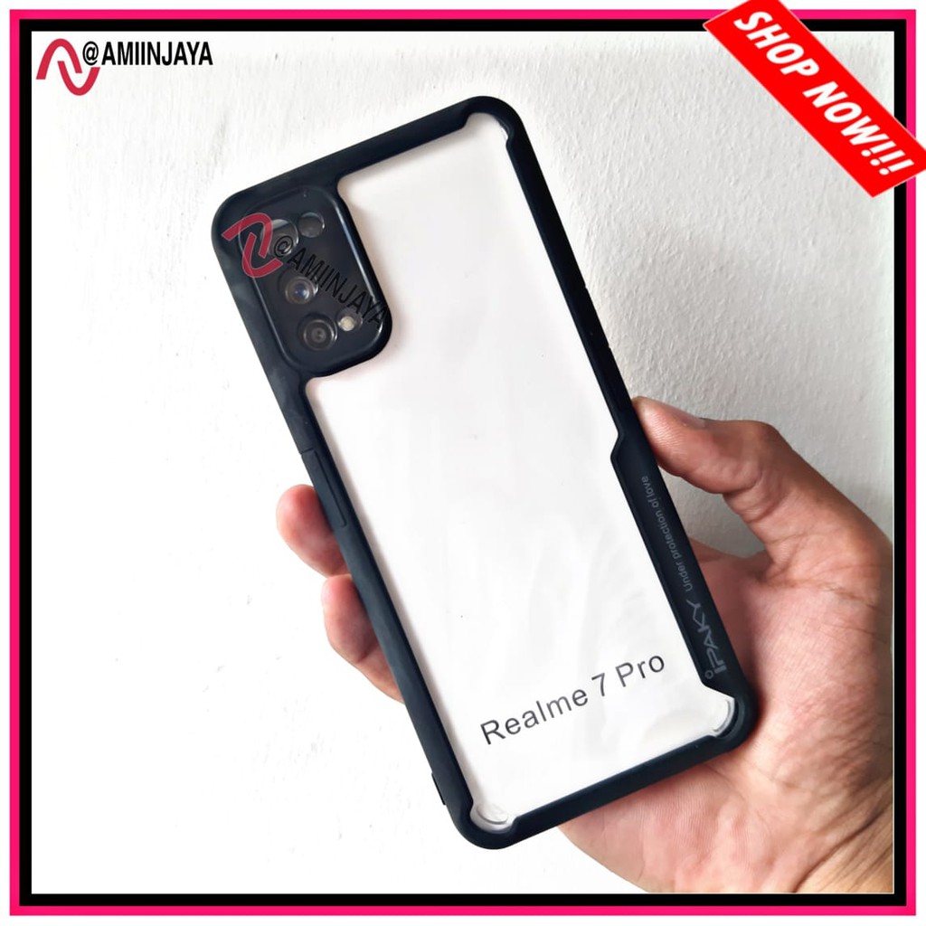 Case Realme 7 Pro Ipaky Shield Transparent Premium Hard Case