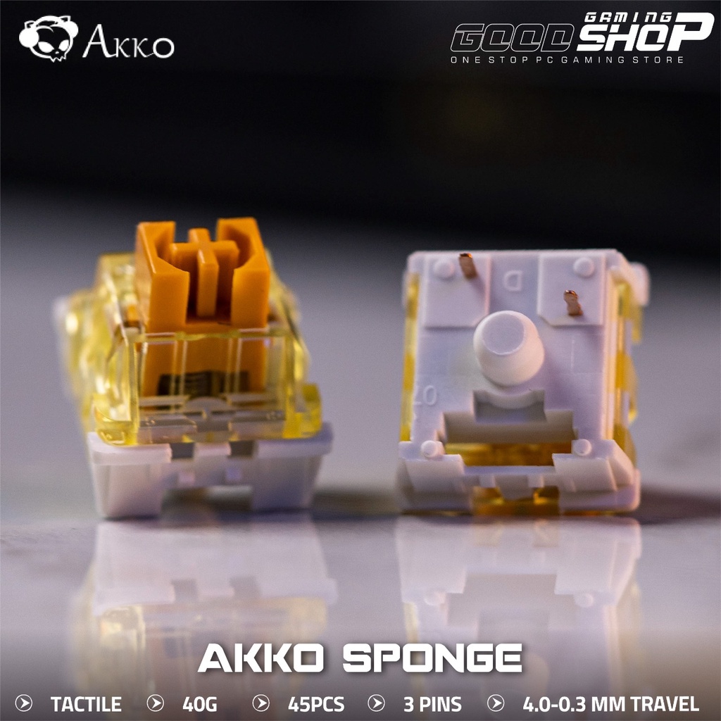 AKKO CS JELLY + SPONGE + STARFISH SWITCH MECHANICAL KEYBOARD (SATUAN)