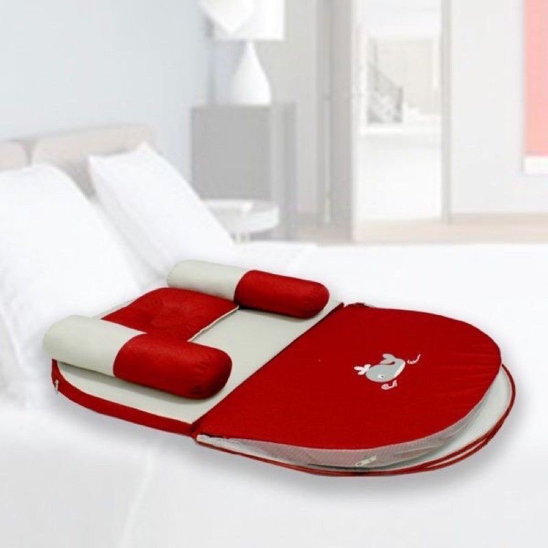CINTAKA Kasur Lipat Whales series TCK-2541 / Kasur lipat kelambu /kasur lipat bayi / kasur bayi cintaka /baby bedding / bedding set-2