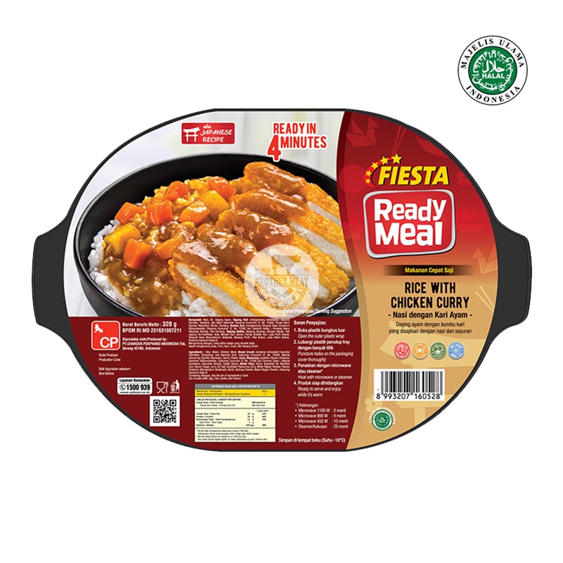 Jual FIESTA Ready Meal Rice With Chicken Curry 320gr Indonesia|Shopee ...