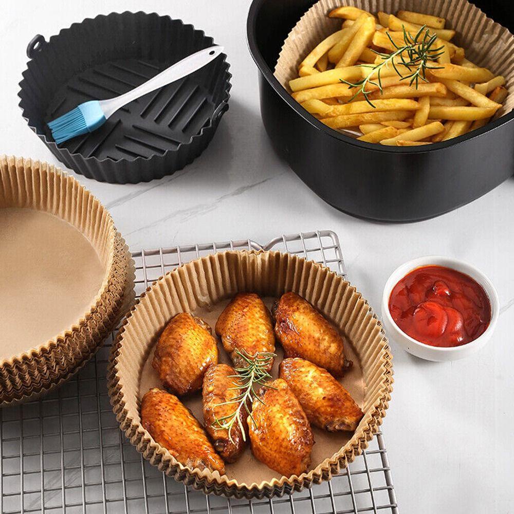 Populer Panci Silikon Bulat Baru Lembut Aksesoris Memasak Pizza Piring Baking Basket