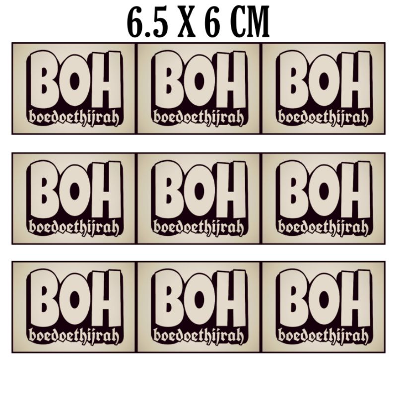 

Stiker Boedoet Hijrah / Stiker Hape / Stiker Kulkas
