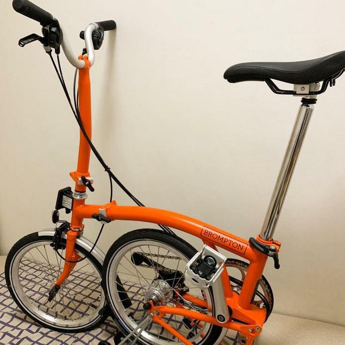 Sepeda Lipat Brompton H6R Orange