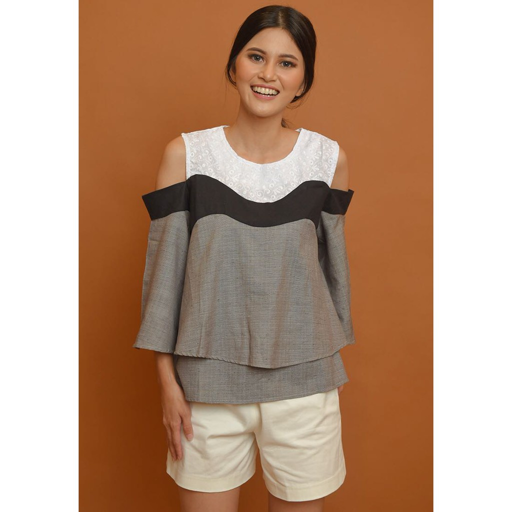 Kalla Studio Cold shoulder top