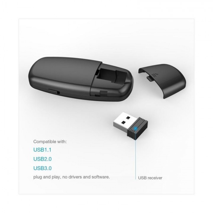 DOOSL DSIT011 2.4GHz Red Laser Pointer Wireless Presenter