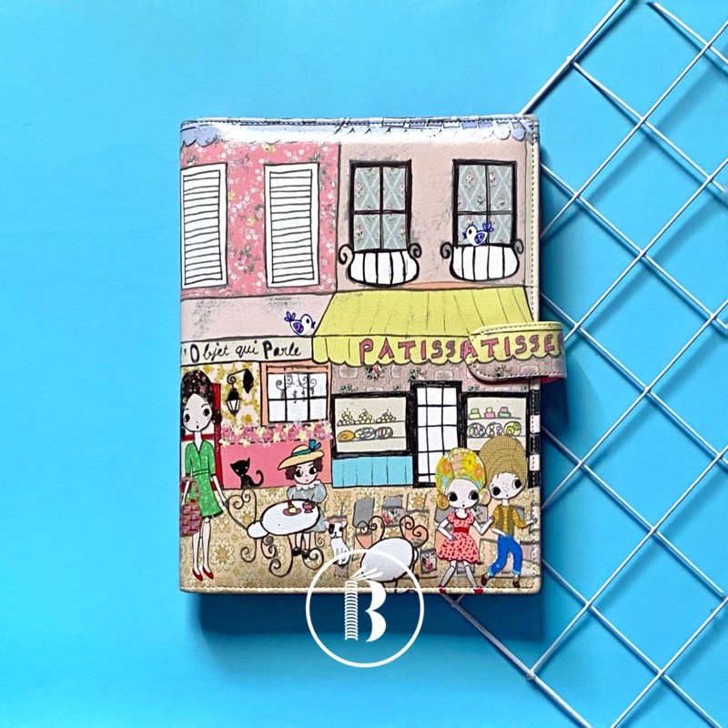 

Binder READY Motif Colorful Building Printing Kulit Multiring 20ring A5 26ring B5