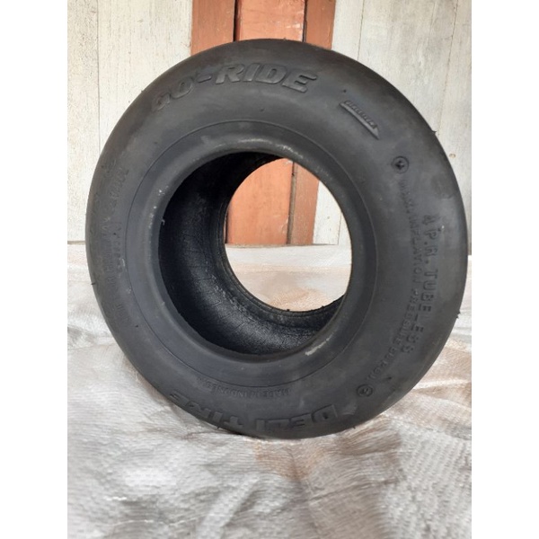Ban depan slick gokart  drift Trike ring 5 ukuran 10x4.50-5 Deli tire