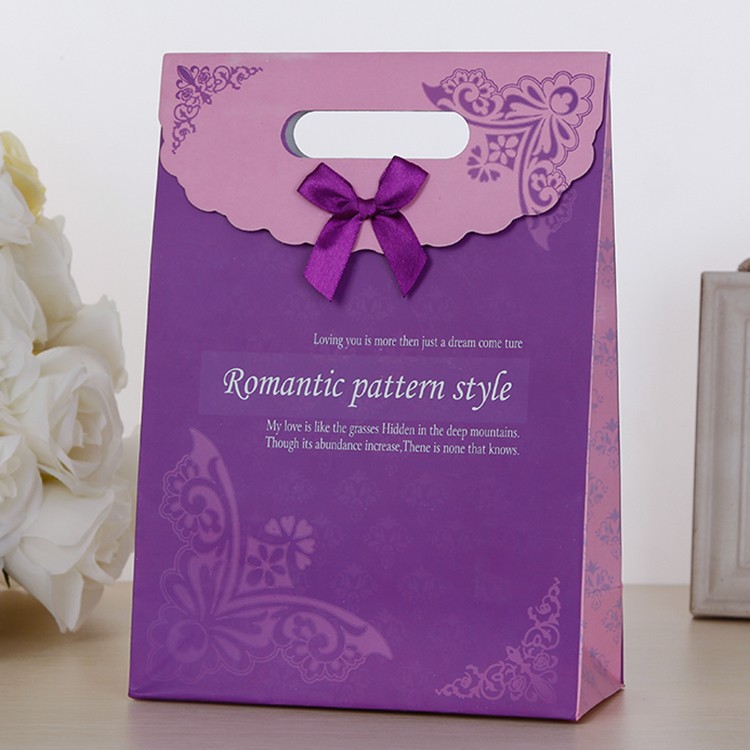 

PAPER BAG KANTONG HADIAH WEDDING KANTONG KADO KANTONG SOUVENIR UNGU BOX GIFT KANTONG PITA