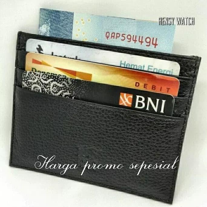 

Dompet Kartu/Card Holder Braun Buffel Kulit 6. Terlaris