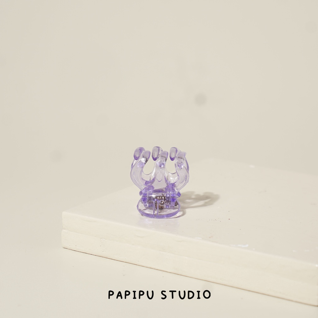 Papipu studio - Jepit poni clear jelly 2cm