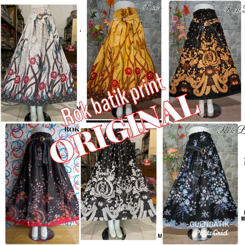 ROK BATIK PRINT MAHARANI original BATIK PEKALONGAN