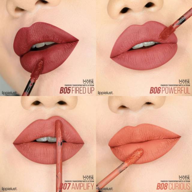 ❤ MEMEY ❤ MAKE OVER POWERSTAY Transferproof Matte Lip Cream