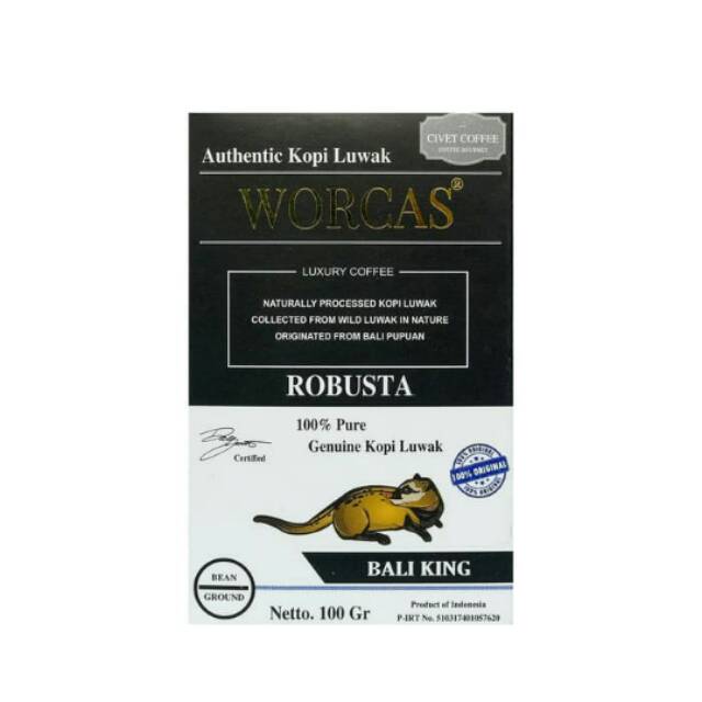 

Kopi Luwak Robusta Bali 100gram box