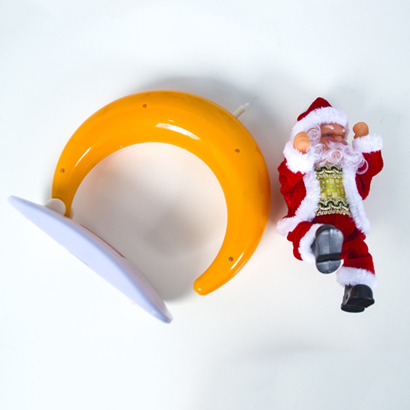 Zzz Mainan Boneka Santa Claus Elektrik Dengan Musik Untuk Dekorasi Rumah / Pesta / Festival / Hadiah Ulang Tahun