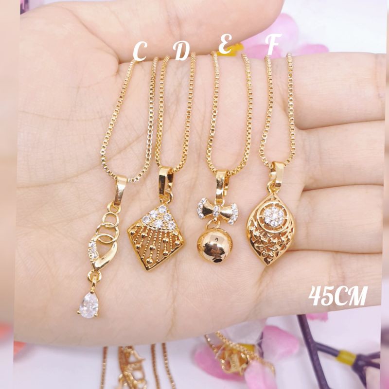 Kalung love dewasa xuping lapis emas ♡KIMIKO♡