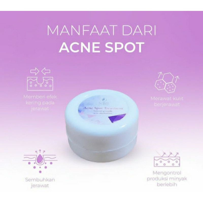 acne spot NBS skincare
