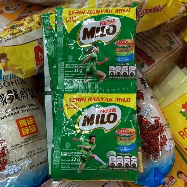 

Milo bubuk 10 sachet